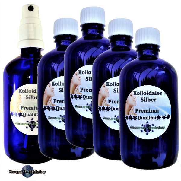 Kolloidales Silber Premium, Blauglaspack 500ml